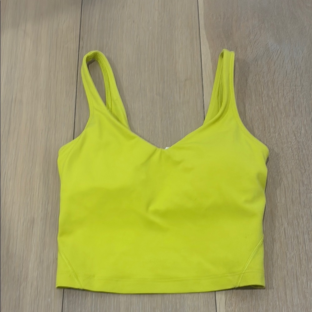 Lululemon Align Tank Yellow Serpentine
